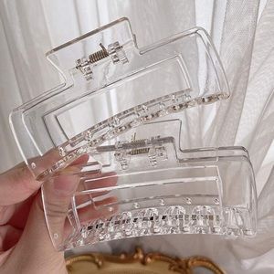 2pc Transparent Claw Clips